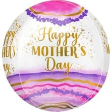 Mothers Day Water Colour Orbz Balloon (3 Balloons Gift Boxed)