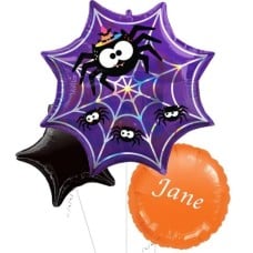 Iridescent Spider Web Supershape Balloon (3 Balloons Gift Boxed)