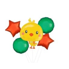 Yellow Chick Supershape Balloon (3 Balloons Gift Boxed )