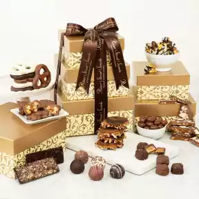 Chocolate Delights Gift Tower
