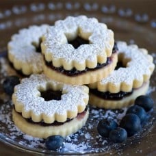 Gluten-Free Linzer Cookies - Blueberry 12 pcs