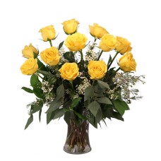 DOZEN YELLOW ROSES (Standard)