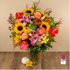 Beretania's Peaches Fall Bouquet (Standard)