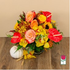 Beretania's Apricot Fall Bouquet (Standard)