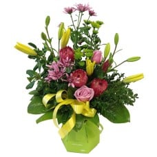Bright Pink & Yellow Water Box (Small)