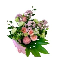 Pink with Roses