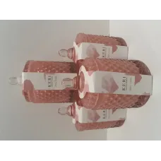 Rose glass scented candle
