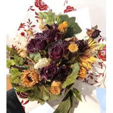 Dried Posy of Roses