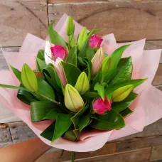 Lily and Rose Bouquet