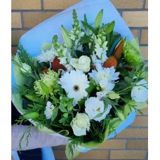 Classic Whites and Greens Bouquet