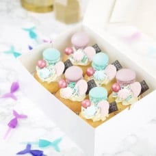 Topped Cupcakes - Mermaid (6 pieces)