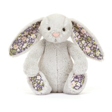 Blossom Silver Bunny "Bloom" Jellycat (Small 5 inches sitting)
