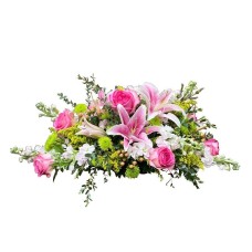Soft Pastel Spring Centerpiece