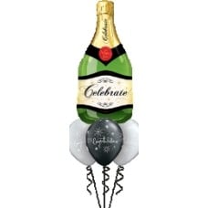 Champagne Congratulations Balloon Bouquet