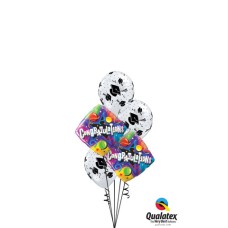 Diamond Graduation Congratulations Balloon Bouquet
