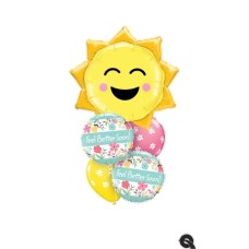 Feel Better Soon Sunshine Balloon Bouquet