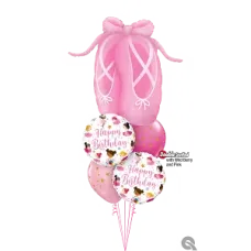 Ballerina Happy Birthday Balloon Bouquet