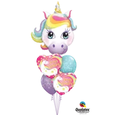 Unicorn Shape Happy Birthday Balloon Gift