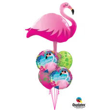 Cool Flamingo Birthday Bouquet