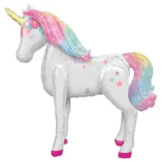 Pastel Rainbow Unicorn Air Walker Balloon