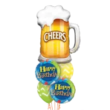 Cheers Birthday Balloon Gift