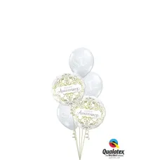 Anniversary Swirling Hearts Balloon Arrangement