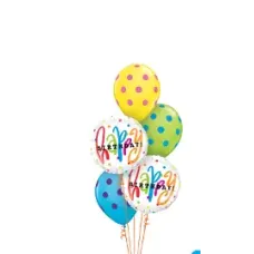 Birthday Polka Dot Balloon Gift