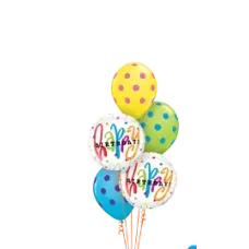Happy Birthday Spots Balloon Gift