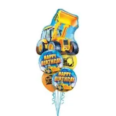 Construction Birthday Balloon Gift