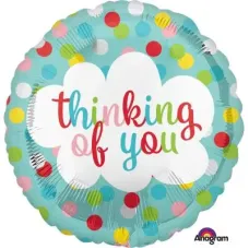 Thinking of You Spots Foil Balloon