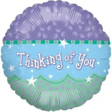 Thinking of You Pastel Foil Balloon
