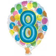 8 Birthday Foil Balloon