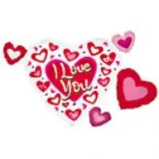 I Love You Heart Shape Foil Balloon