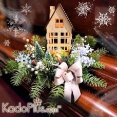 White Winter House Arrangement
