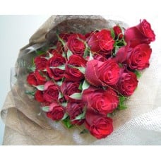 30 Red Roses Long Bouquet