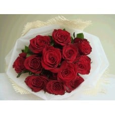 A Dozen Red Roses Bouquet