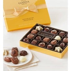 Godiva Gold Ballotin Chocolates Box - 19 piece
