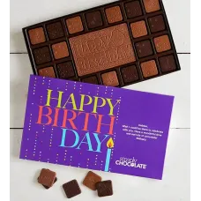 Simply Chocolate Happy Birthday Personalized Box