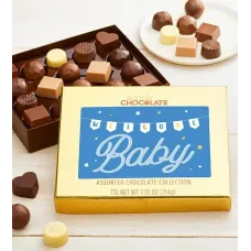Welcome Baby Boy 18pc Chocolate Box