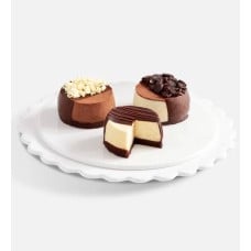 Cheesecake Trio with Gourmet Drizzled Strawberries... (Cheesecake Trio)