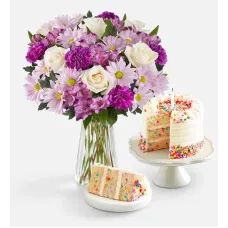 Lavender Garden & Time to Celebrate Birthday Cake™