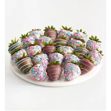 Chocolate Dipped with Cotton Candy Topping