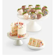 Time to Celebrate Birthday Cake™ with Birthday Strawberries