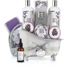 Lavender Jasmine Home Spa Gift Basket
