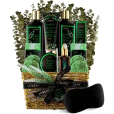 Eucalyptus Spearmint Home Spa Basket Set