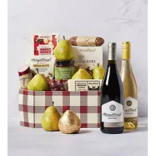 Season's Best Gift Basket with Wine