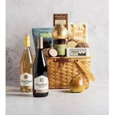 Picnic Basket Gift with Wine