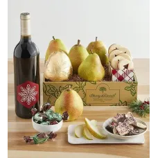 Christmas Gift Box with Wine