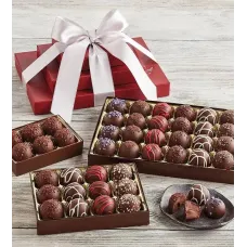 Dark Chocolate Truffle Trio