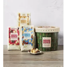 Moose Munch Premium Popcorn Holiday Drum